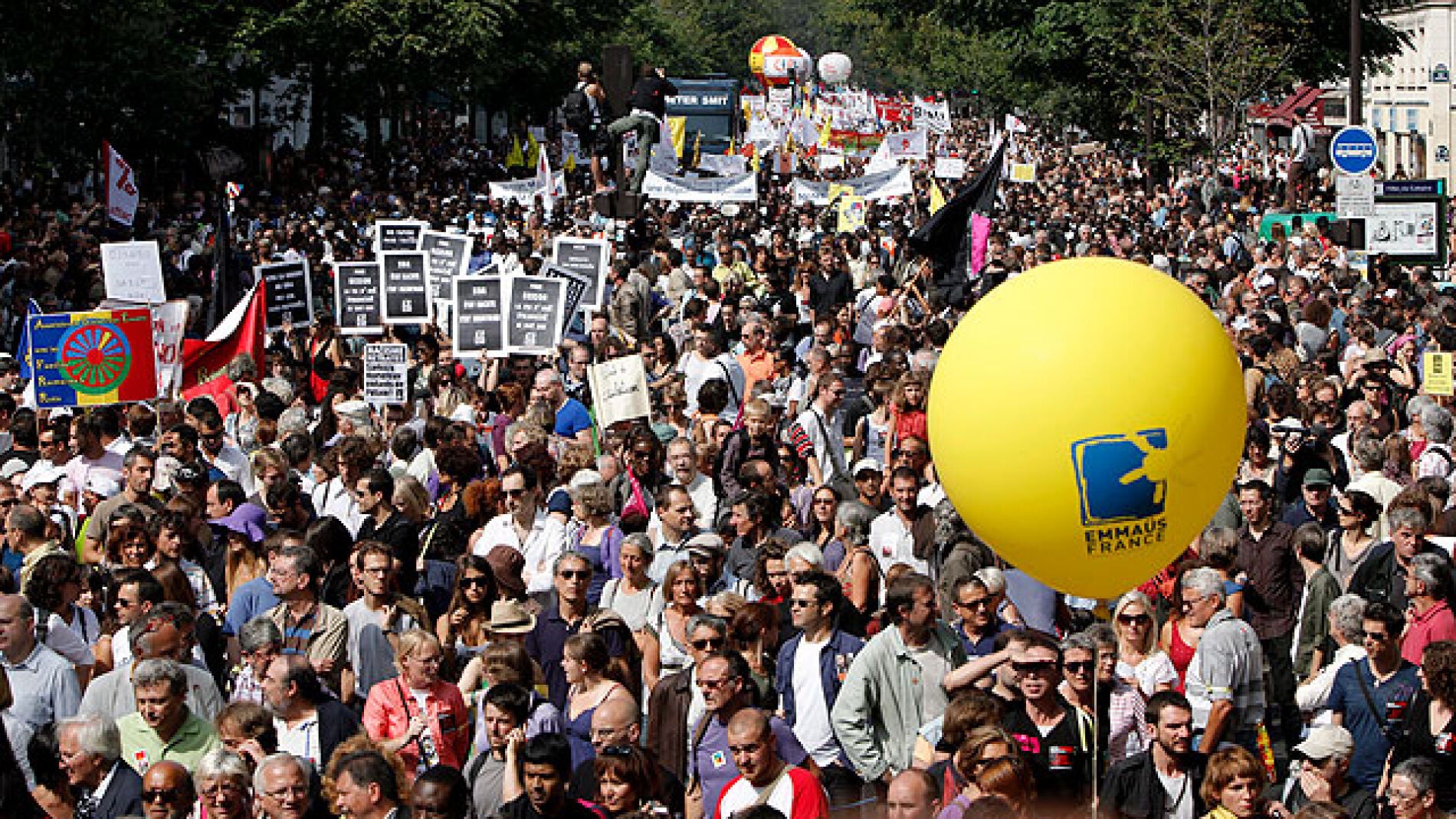 Manifestaci&oacute;n en Francia