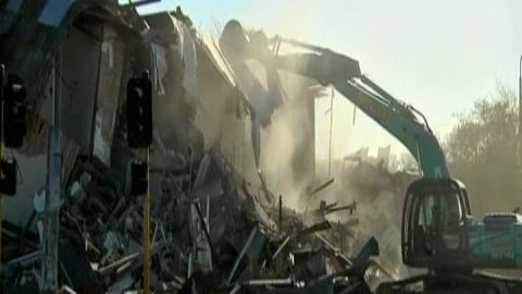 Casas derru&iacute;das en Nueva Zelanda