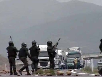 Protesta minera en el Bierzo