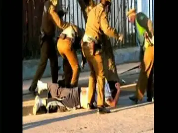 Paliza a un joven en Chile Paliza a un joven en Chile