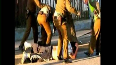 Paliza a un joven en Chile