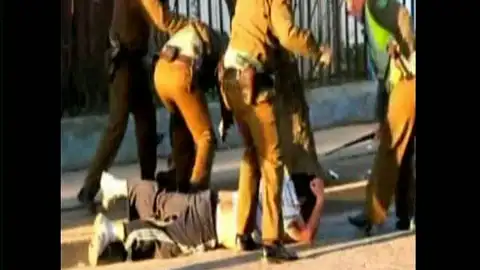 Paliza a un joven en Chile Paliza a un joven en Chile