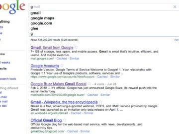 Resultados instantáneos de Google