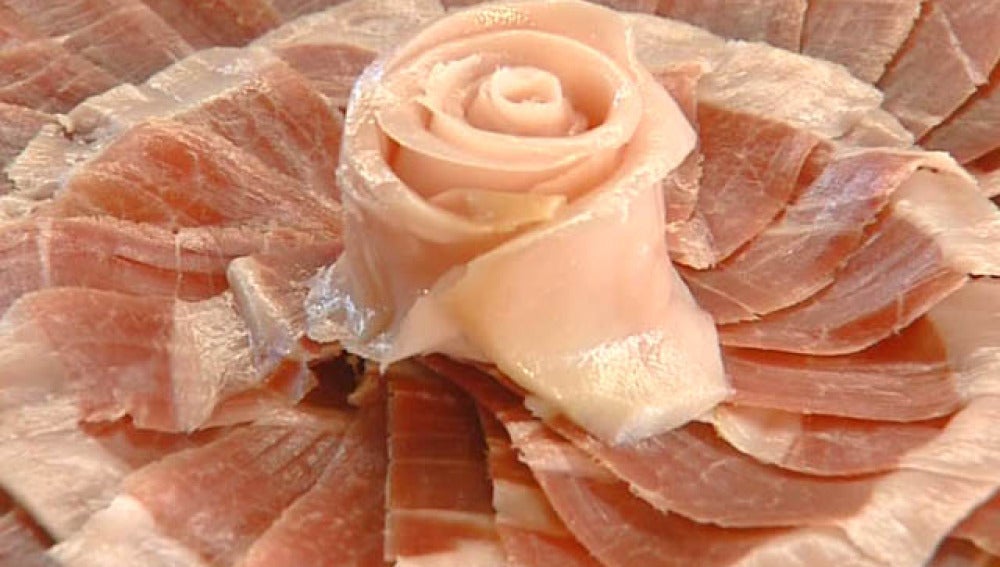 Plato de jamón ibérico
