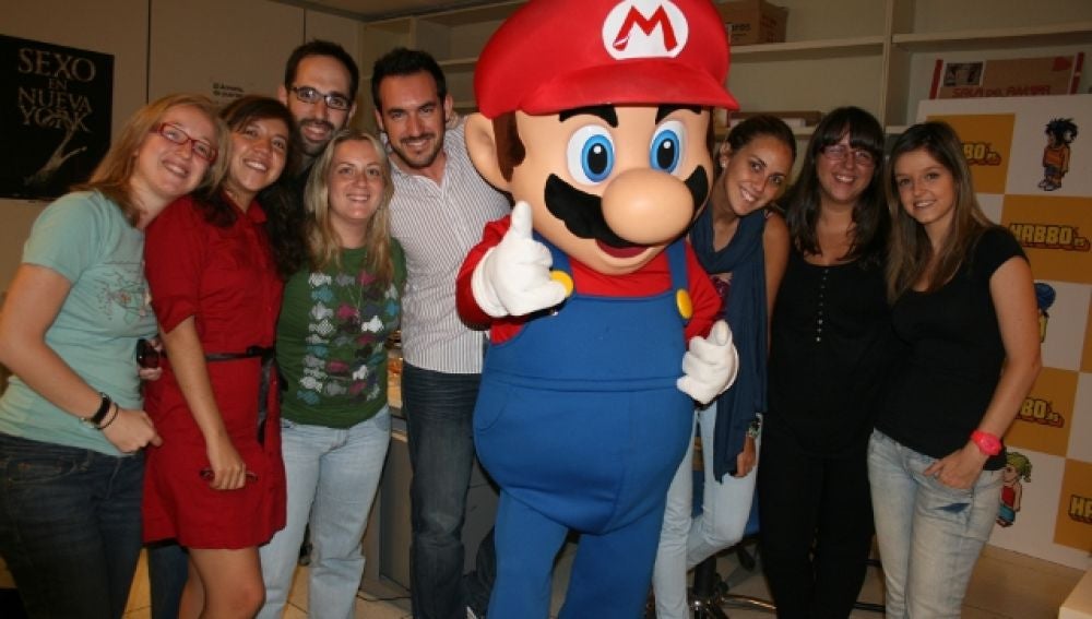 Super Mario visita antena3