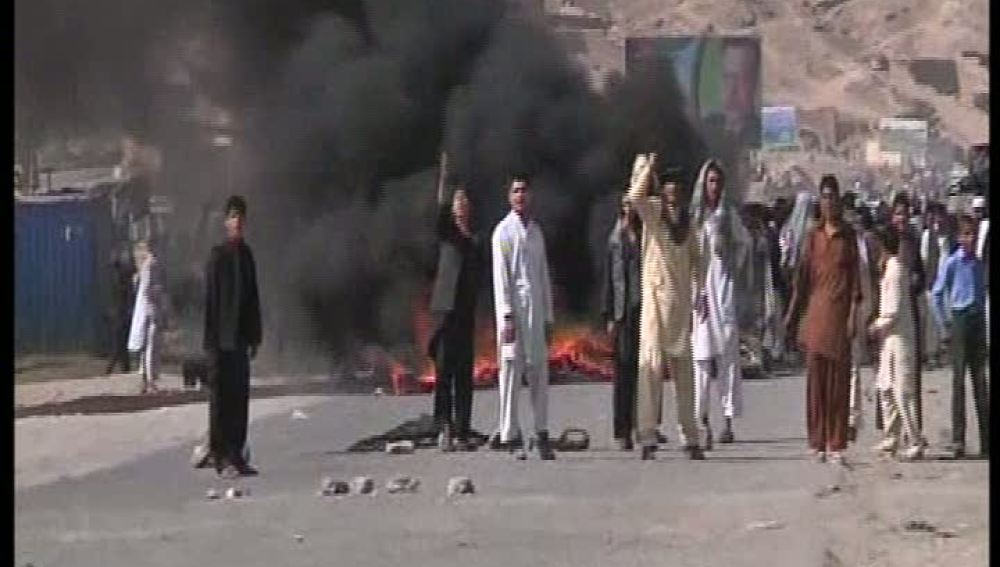 Manifestaciones en Kabul contra Estados Unidos