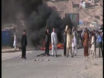 Manifestaciones en Kabul contra Estados Unidos Manifestaciones en Kabul contra Estados Unidos