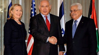 Netanyahu y Abás abordan 