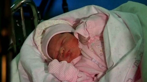 Esperanza, hija de uno de los mineros