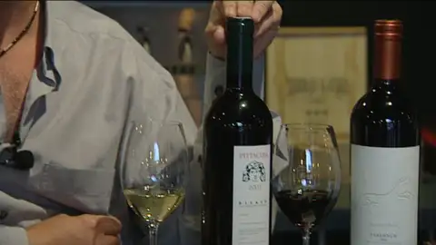 Una cata de vinos. Una cata de vinos.