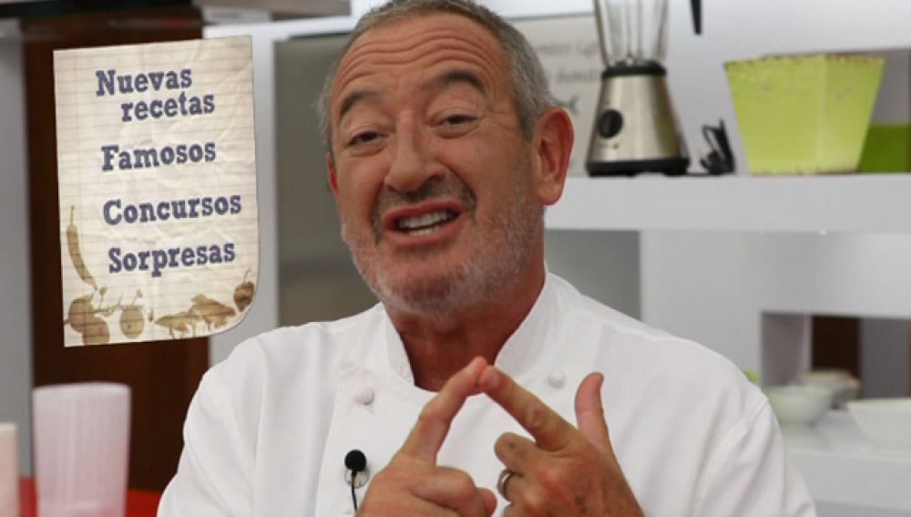 Karlos Arguiñano en su nueva cocina