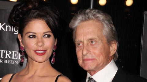 Michael Douglas y su esposa, Catherine Zeta-Jones