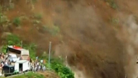 Corrimiento de tierras en Colombia