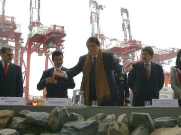 Alan García, presidente de Perú, durante un acto este jueves