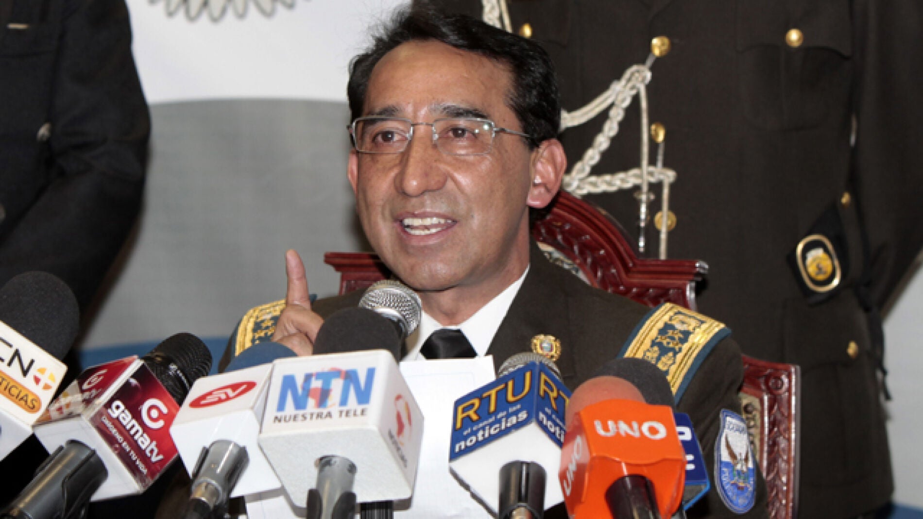 Freddy Mart&iacute;nez, ex jefe de Polic&iacute;a de Ecuador