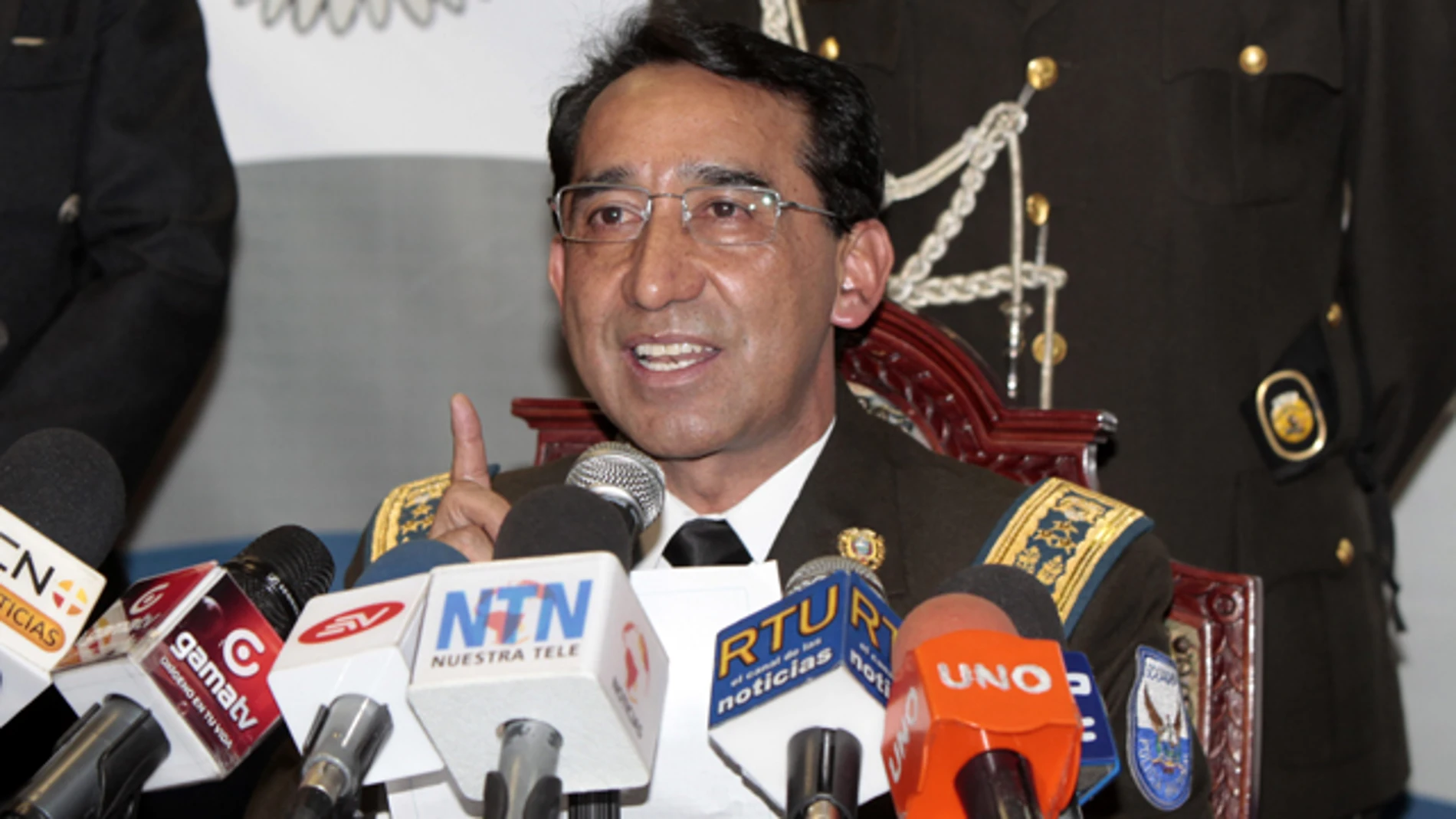 Freddy Martínez, ex jefe de Policía de Ecuador Freddy Martínez, ex jefe de Policía de Ecuador
