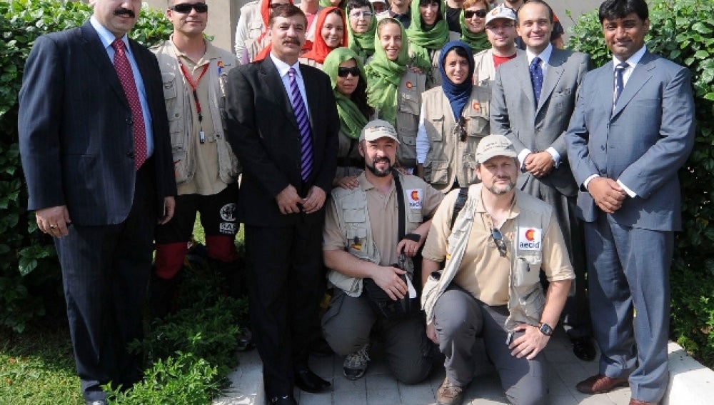 Grupo de médicos españoles enviados a Pakistán