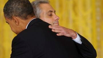 Obama y Emanuel