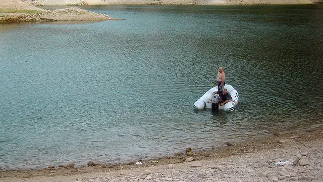 Accidente en un pantano de Badajoz