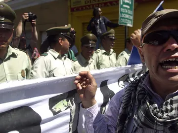 Protestas de mineros en Chile Protestas de mineros en Chile
