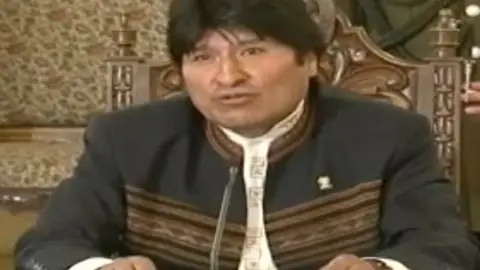 Evo Morales pide disculpas Evo Morales pide disculpas