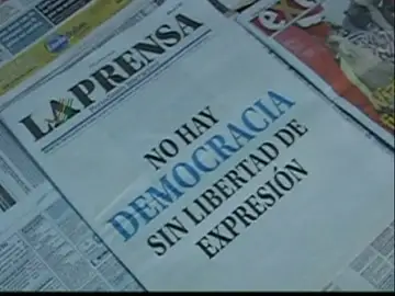 Protesta de la prensa boliviana Protesta de la prensa boliviana