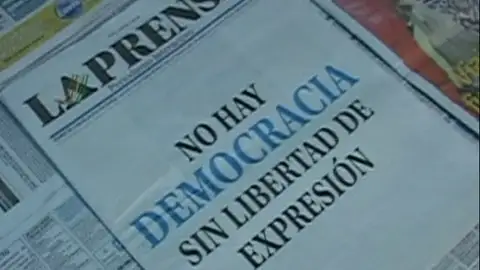 Protesta de la prensa boliviana Protesta de la prensa boliviana