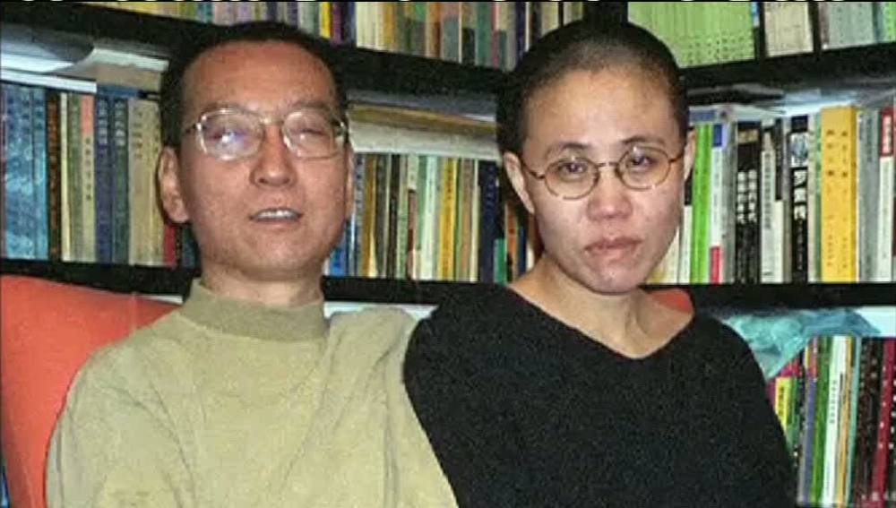 Liu y su esposa