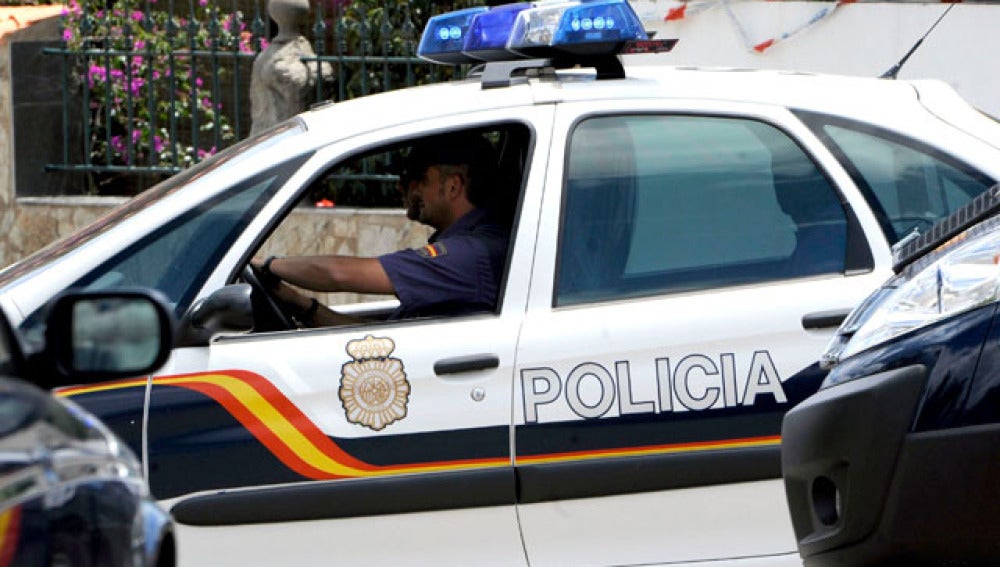 Un coche de la Policía Nacional