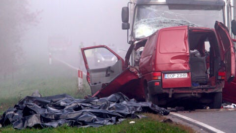 Accidente en Varsovia