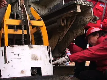 La cápsula que sacará a los mineros La cápsula que sacará a los mineros