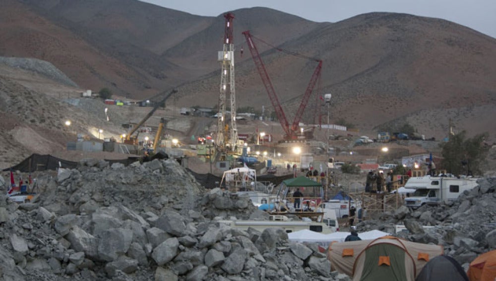 El campamento Esperanza, en la comarca minera de Copiapó