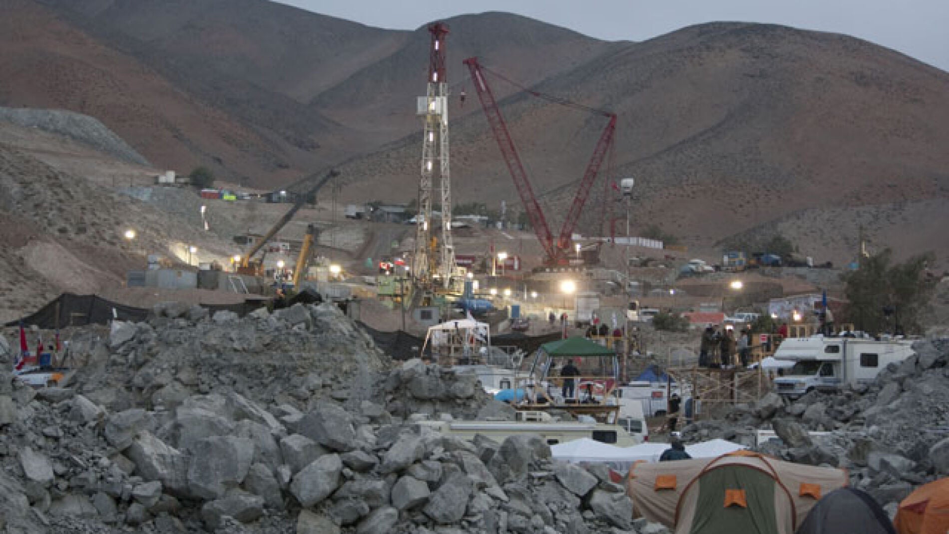 El campamento Esperanza, en la comarca minera de Copiap&oacute;