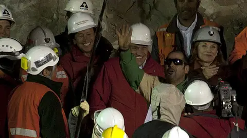 Rescate de Mario Sandoval, segundo minero Rescate de Mario Sandoval, segundo minero