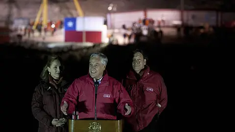 Rueda de prensa de Piñera Rueda de prensa de Piñera