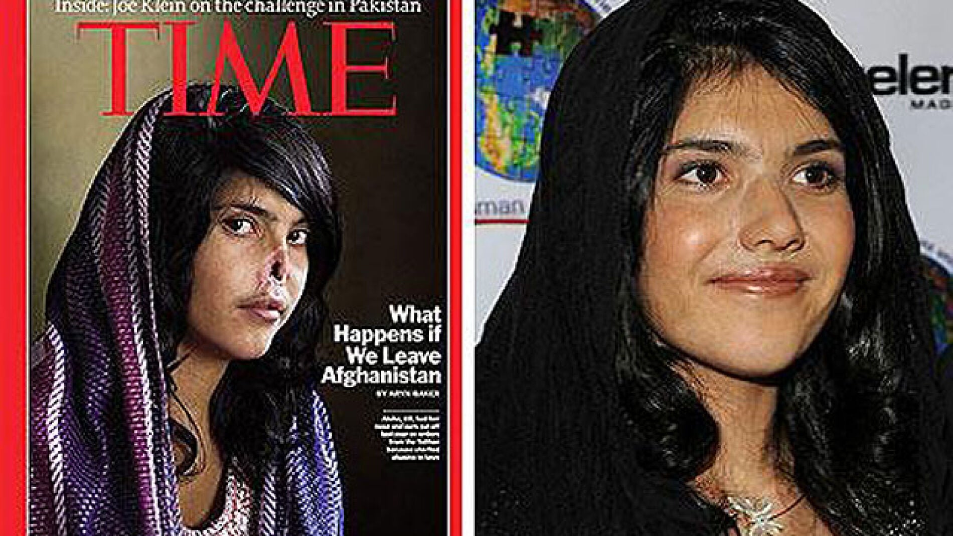 Bibi Aisha, hace un a&ntilde;o y ahora