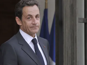 El presidente francés Nicolas Sarkozy en el palacio del Eliseo en París El presidente francés Nicolas Sarkozy en el palacio del Eliseo en París