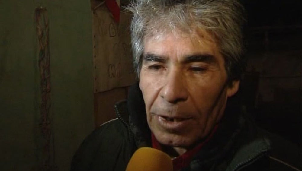 Mario Gómez, uno de los mineros rescatados