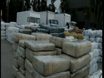 Marihuana decomisada en la frontera con Estados Unidos