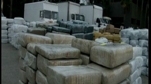 Marihuana decomisada en la frontera con Estados Unidos