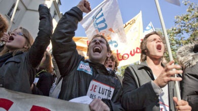 Los sindicatos galos convocan nuevas protestas contra la reforma de pensiones