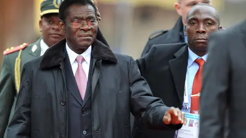 El Presidente de Guinea Ecuatorial, Teodoro Obiang Nguema Mbasogo El Presidente de Guinea Ecuatorial, Teodoro Obiang Nguema Mbasogo