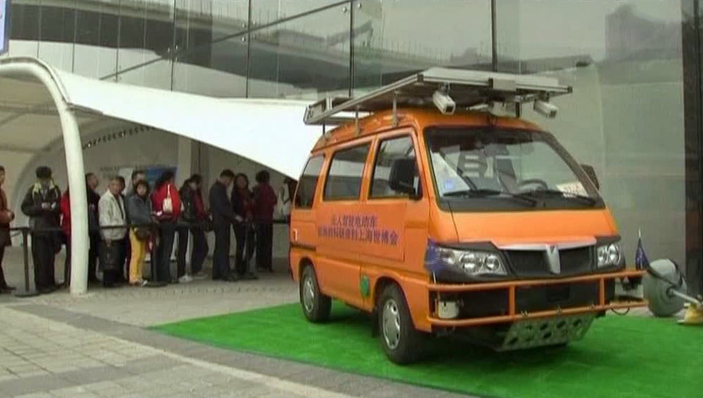 Un coche sin conductor