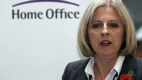 Theresa May, ministra del Interior de Reino Unido