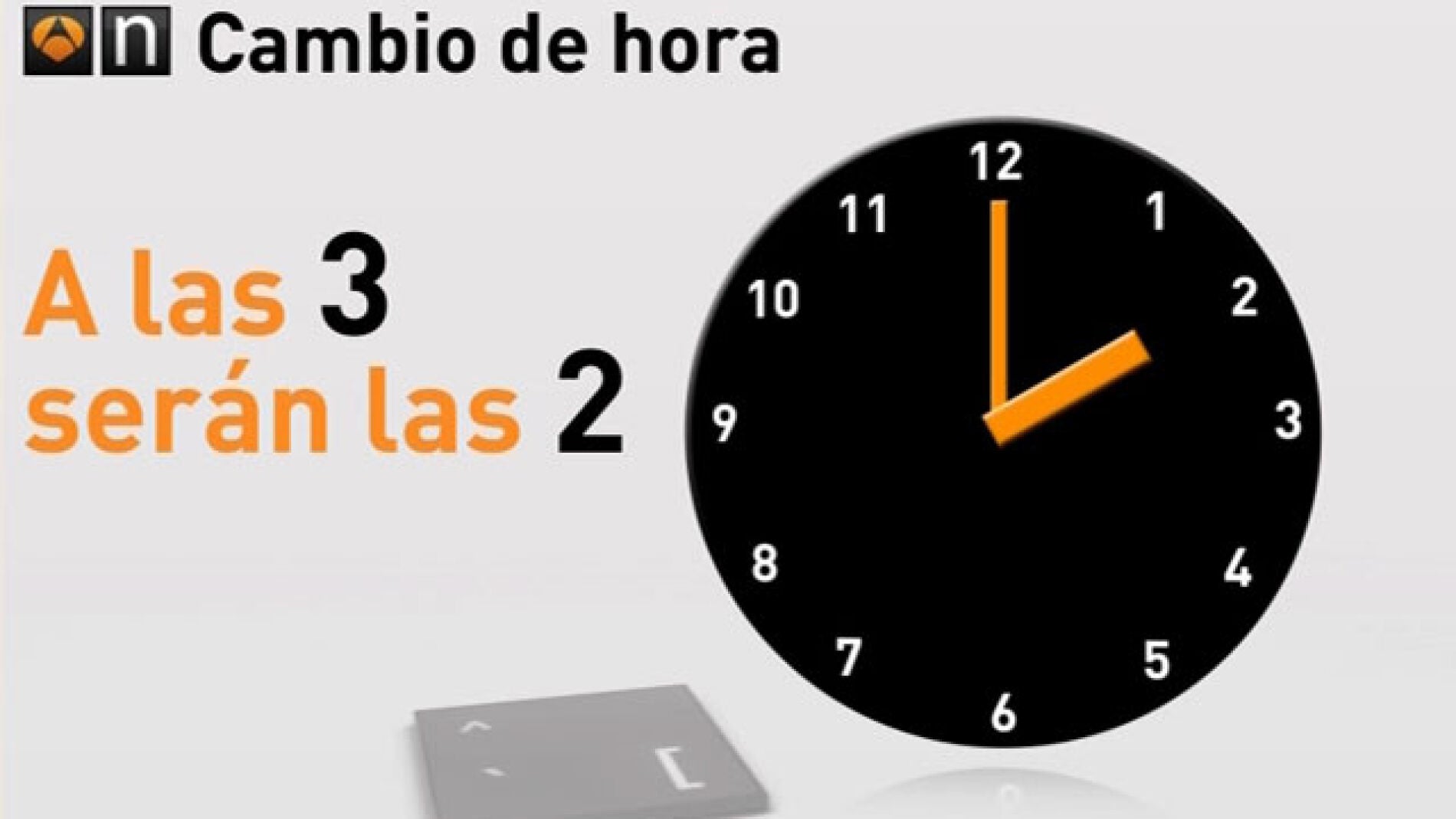 Cambio horario de invierno