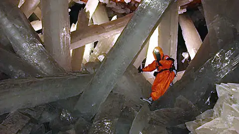 Cueva de Naica, en México Cueva de Naica, en México