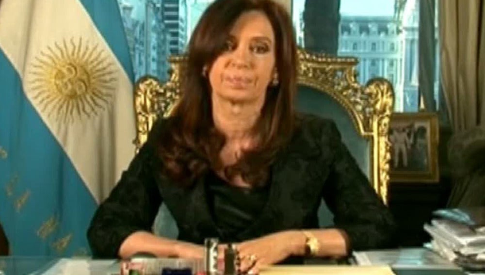 La presidenta argentina agradece las muestras de cariño