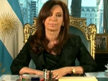 La presidenta argentina agradece las muestras de cariño