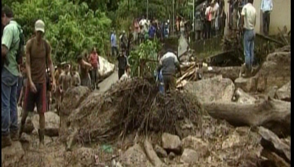 Deslizamiento de tierra en Costa Rica