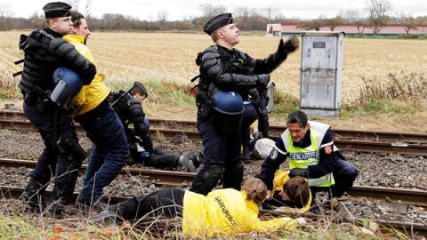 Antinucleares se manifiestan en Alemania